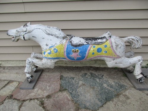 Antique aluminum carousel - aluminum,