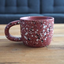 Brick Red Terazzo Mug With