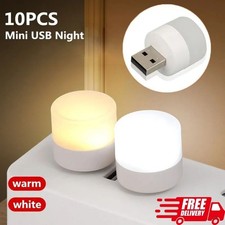1-10PCS USB Portable LED Mini