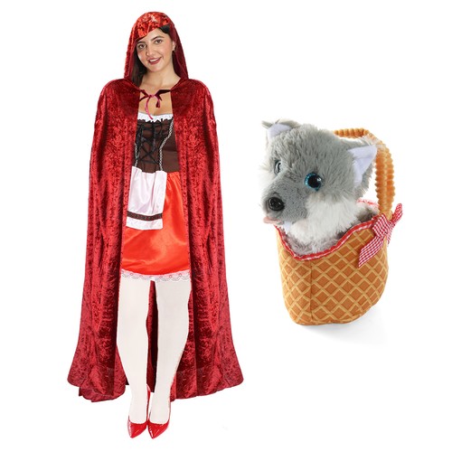 Red riding hood ladies costume - hood,