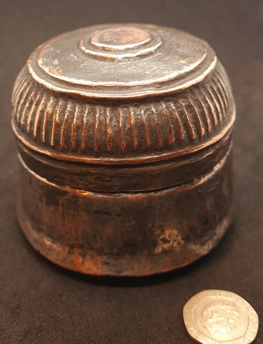 Copper table lighter heavy - table,