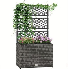 Rattan Garden Planter with