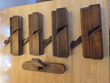 Antique Moulding Planes. Set Of 5. All Different. Great Condition.