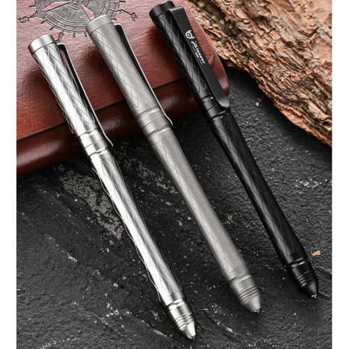 Titanium alloy tactical pen - titanium,