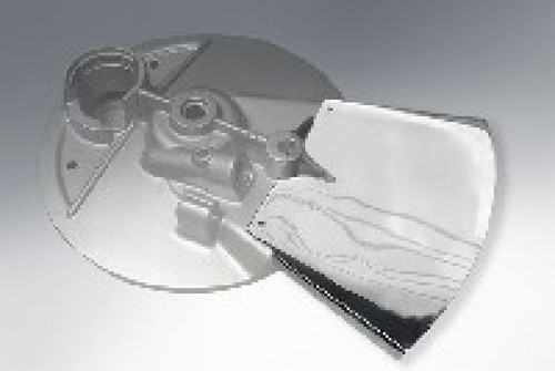 Lambretta disc brake air scoop - lambretta,