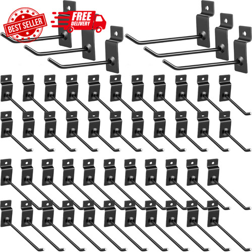 Packs slatwall hooks inch - slatwall, 4