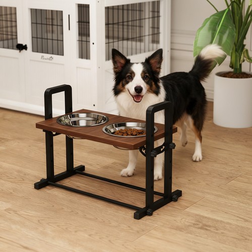 Raised elevated dog bowls with - elevated,