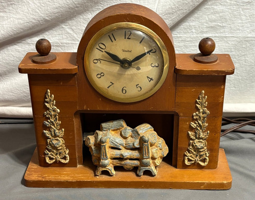 Vintage 1940s united clock 419 - vintage,