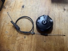 Yamaha TY250 Mono Front Brake Backplate with Cable. Good Used Condition