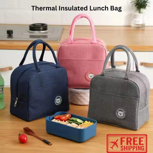 Thermal insulated lunch bag - lunch,