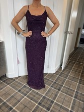 LIPSY SIZE 10 DRESS BERRY WINE