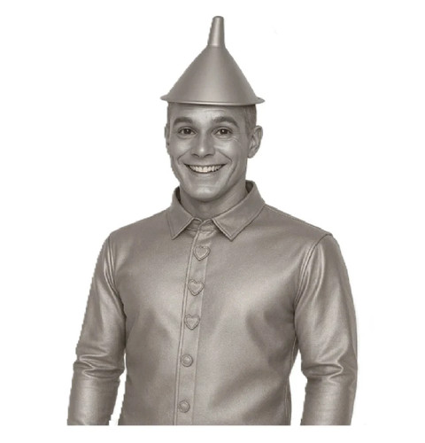 Tin man silver funnel - tin,