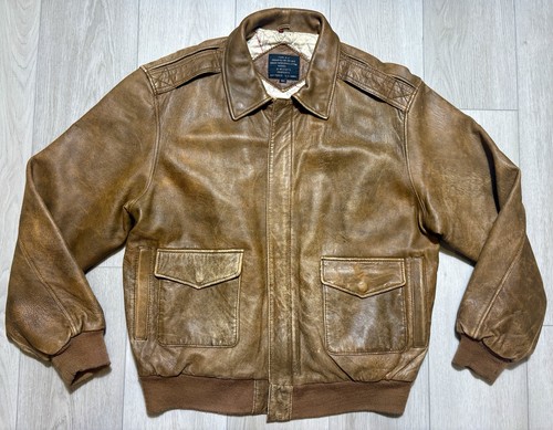 Vtg mccoy leather - a2,