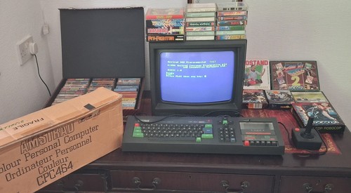 Amstrad cpc 464 with - with, colour