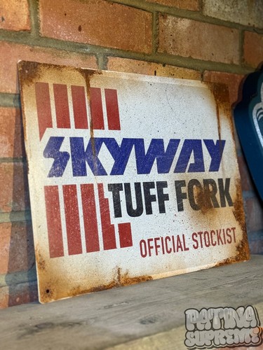 Skyway bmx rusty sign - rusty,