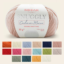 Sirdar Snuggly Cashmere Merino DK 50g Yarn Wool Double Knit Ball Cashmere