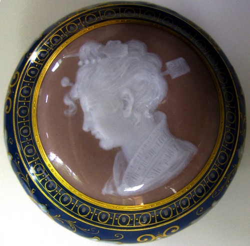 Meissen pate sur portrait - meissen,