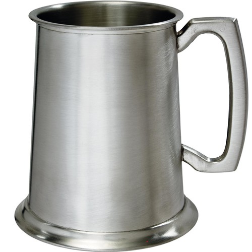 Pewter tankard pint plain - pewter, 1