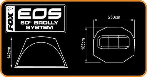 Fox eos brolly system - eos, 60"