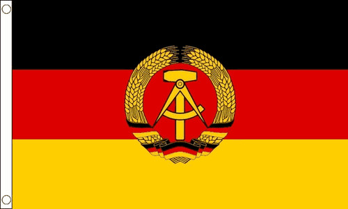 East germany large flag - large, (8ft
