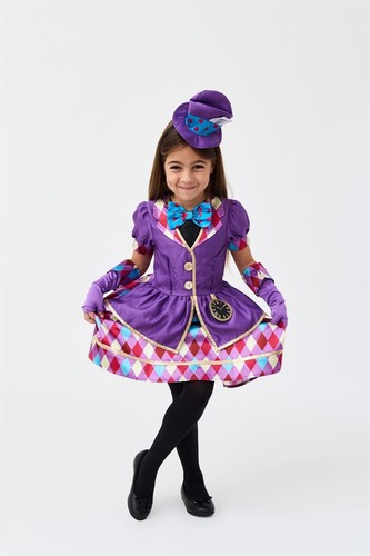 Girls mad hatter costume alice - mad,