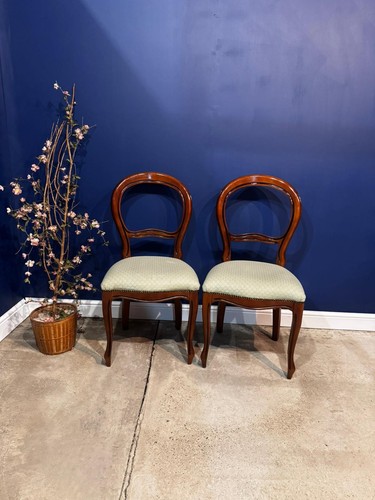 Vintage balloon backed dining - vintage,