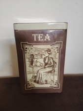 Vintage Tea Caddy Tin