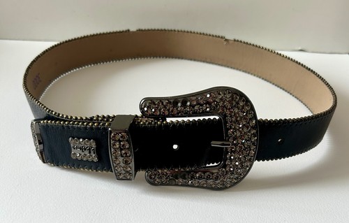 Simon leather black belt - bb,