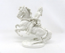 Augarten Vienna Porcelain Figurine Rider on Horse White Model No. 1731