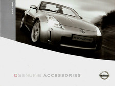 Nissan 350Z Accessories 2005-2006 UK Market Sales Brochure Coupe Roadster Nismo