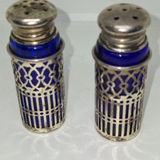 salt & pepper shakers - cobalt