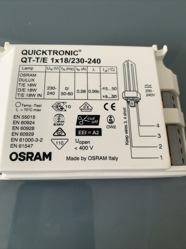 Osram quicktronic 1 x - qt-t/e,