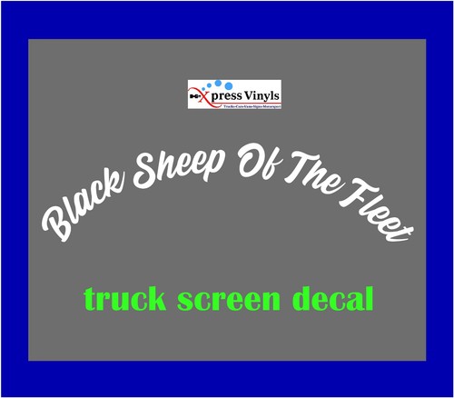 Black sheep the - fleet, truck