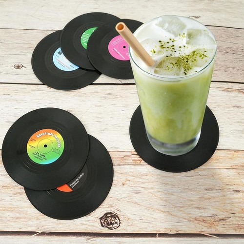 Pcs vinyl record coasters - pcs,
