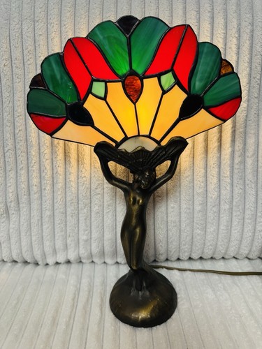 Heavy metal lady lamp with - metal,