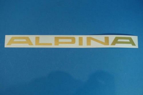 Genuine bmw alpina lettering - genuine,