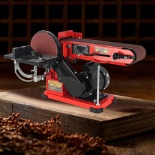 2 in 1 Belt Disc Sander Bench Sander Electric Belt Sander with 375W Motor Tool