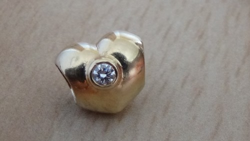 Pandora 14ct gold puffy - pandora,