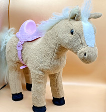 Zapf Creation Baby Born Horse 2000s Interactive Plush Toy with Saddle Sound Only