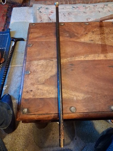 Vintage wooden walking stick - walking,