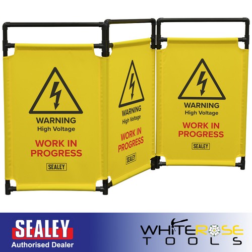 Sealey folding safety barrier - safety,