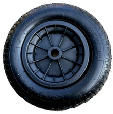 BLACK PNEUMATIC WHEELBARROW /