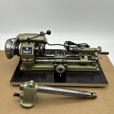 VINTAGE UNIMAT-SL Model DB-200 AUSTRIA MINI LATHE Black Badge Nice Working Shape
