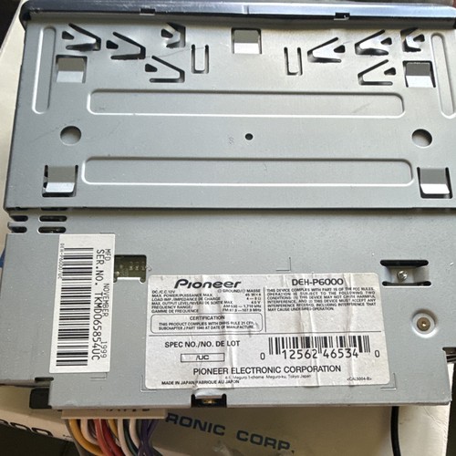 Pioneer deh p6000 - pioneer, ub