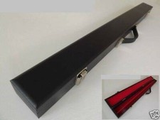 EX DEMO HARD CASE FOR A 2 PIECE FULL SIZE 57" CENTRE SPLIT CUE WITH RED INTERIOR