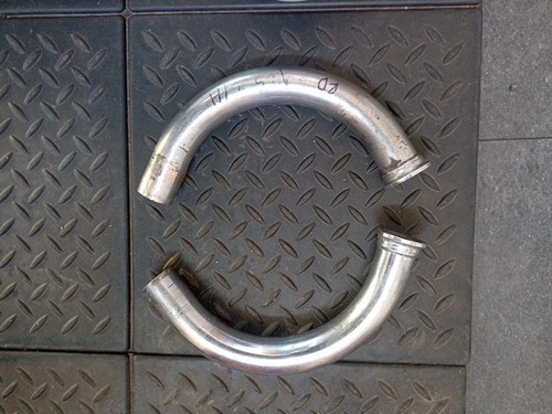 Yamaha rd125dx front pipes - front,
