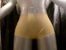 FETISH BONDAGE RUBBER HOT PANTS LATEX BDSM SWINGING PEGGING  5110