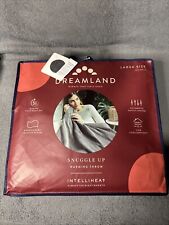 Dreamland Intelliheat Electric Throw  Luxury Snuggle Up Warming grey size large