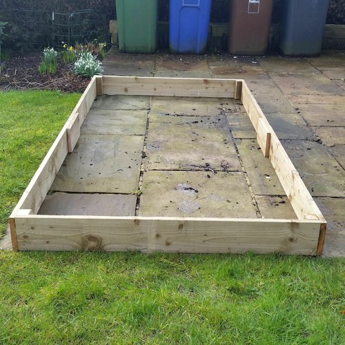 4ft 8ft high raised - 6",