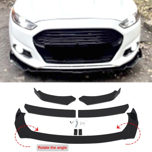Gloss black front - black, bumper